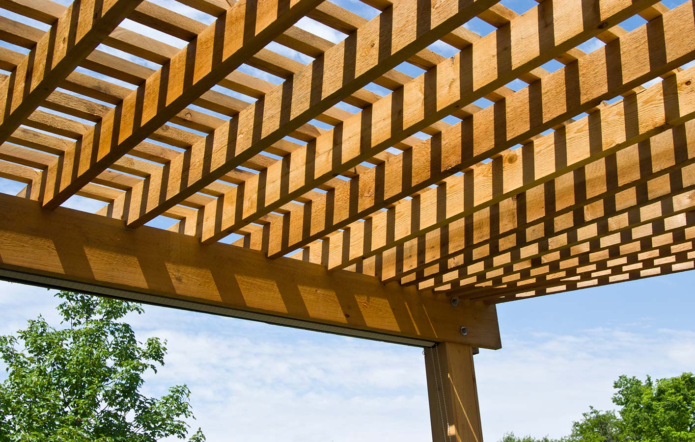 Pergola aus Holz